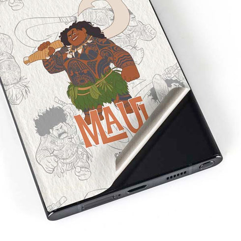 Disney Princess Moana Maui Pattern Galaxy Skins