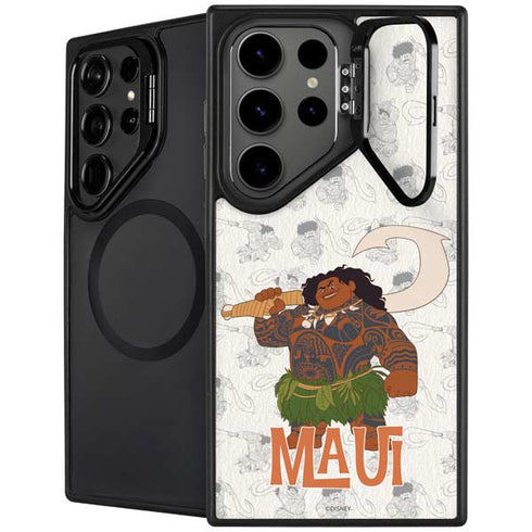 Disney Princess Moana Maui Pattern Galaxy S24 Ultra Kickstand Case