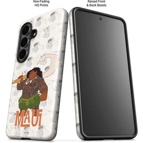 Disney Princess Moana Maui Pattern Galaxy S26 Impact Case