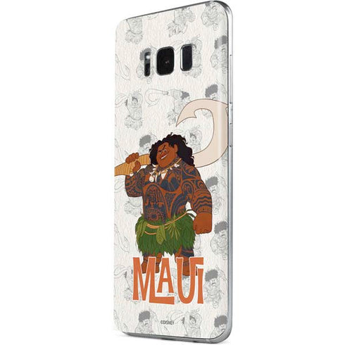Disney Princess Moana Maui Pattern Galaxy S8 Plus Skin