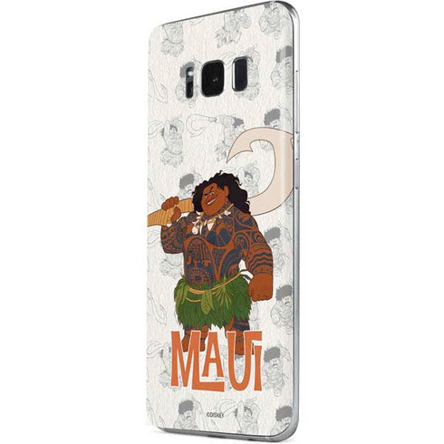 Disney Princess Moana Maui Pattern Galaxy S8 Skin