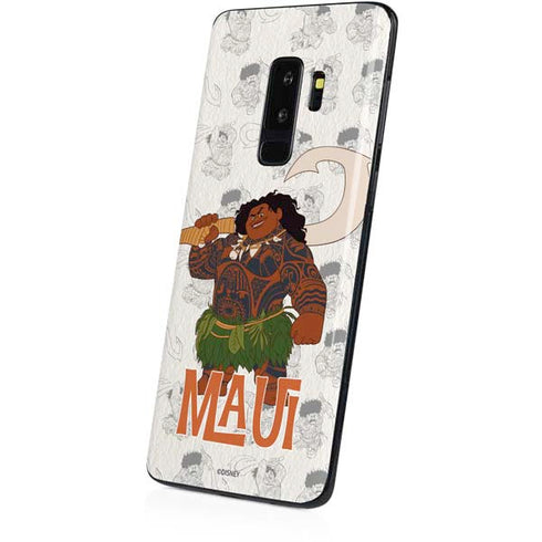 Disney Princess Moana Maui Pattern Galaxy S9 Plus Skin