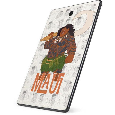 Disney Princess Moana Maui Pattern Samsung Galaxy Tab Skin