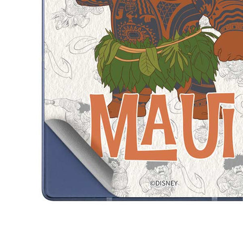 Disney Princess Moana Maui Pattern Galaxy Z Fold6 Skin