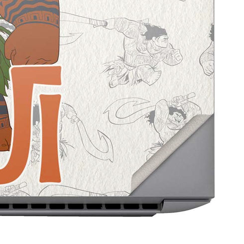 Disney Princess Moana Maui Pattern HP ZBook Fury 16 G10 Skin