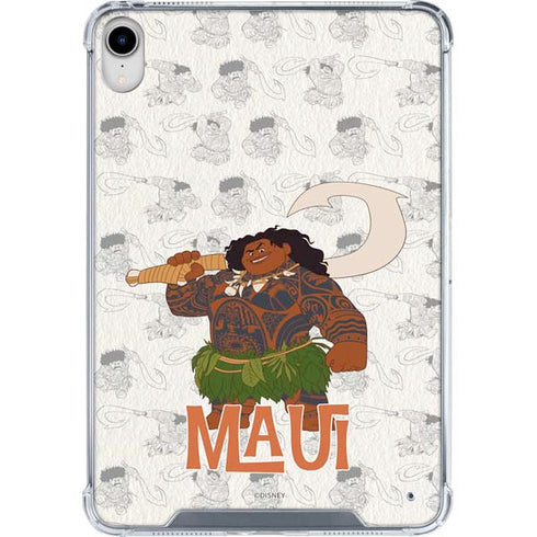 Disney Princess Moana Maui Pattern iPad 11th Gen (2025) Clear Case