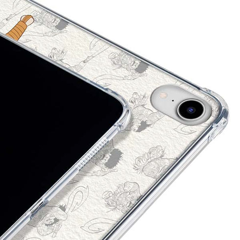 Disney Princess Moana Maui Pattern iPad 11th Gen (2025) Clear Case