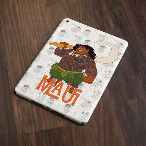 Disney Princess Moana Maui Pattern Apple iPad Skin