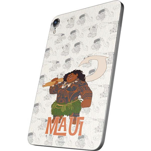 Disney Princess Moana Maui Pattern Apple iPad Mini Skin