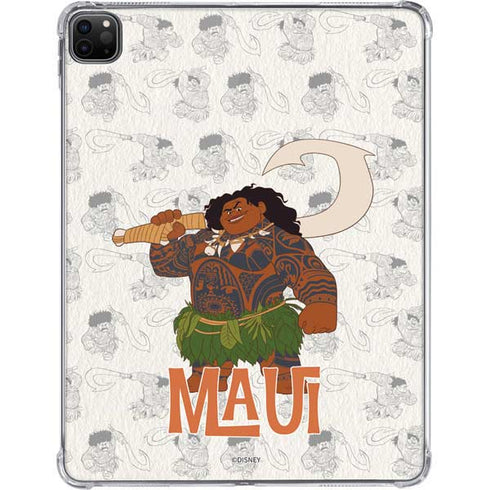 Disney Princess Moana Maui Pattern iPad Pro 11in (2024) Clear Case
