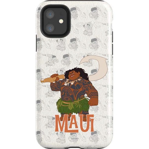 Disney Princess Moana Maui Pattern iPhone 11 Impact Case