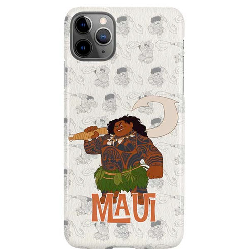 Disney Princess Moana Maui Pattern iPhone 11 Pro Max Lite Case