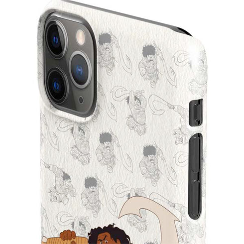 Disney Princess Moana Maui Pattern iPhone 11 Pro Max Lite Case