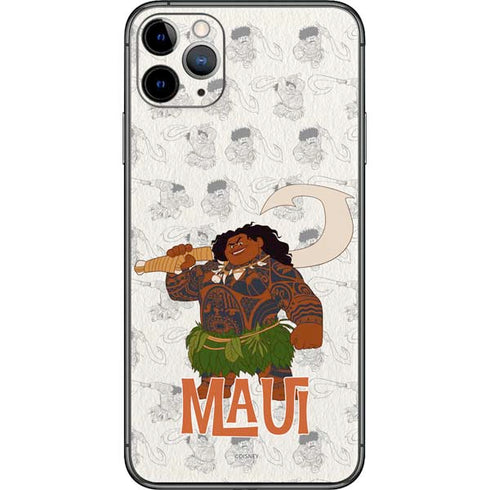 Disney Princess Moana Maui Pattern iPhone 11 Pro Max Skin