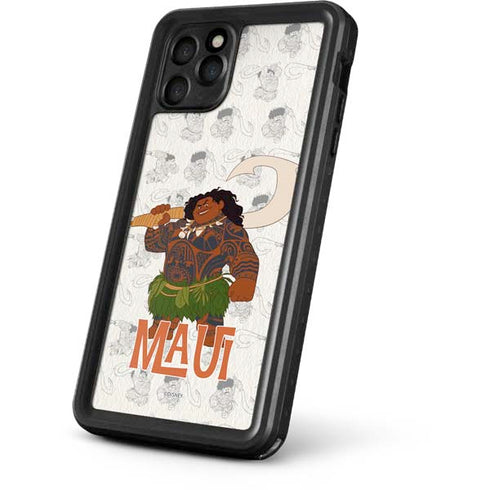 Disney Princess Moana Maui Pattern iPhone 11 Pro Max Waterproof Case