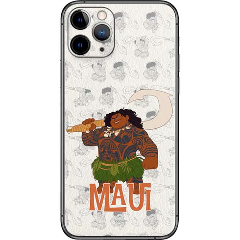 Disney Princess Moana Maui Pattern iPhone 11 Pro Skin