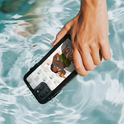 Disney Princess Moana Maui Pattern iPhone 11 Pro Waterproof Case