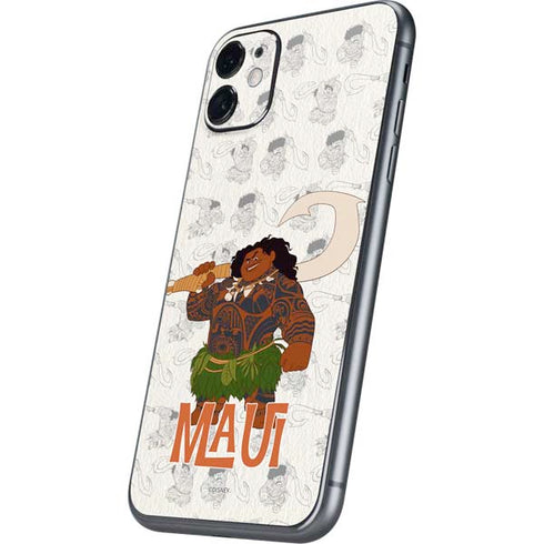 Disney Princess Moana Maui Pattern iPhone 11 Skin