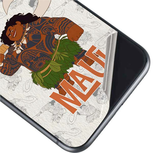 Disney Princess Moana Maui Pattern iPhone 11 Skin
