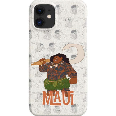 Disney Princess Moana Maui Pattern iPhone 12 Mini Lite Case
