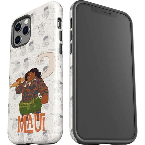 Disney Princess Moana Maui Pattern iPhone 12 Pro Max Impact Case