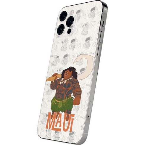 Disney Princess Moana Maui Pattern iPhone 12 Pro Max Skin