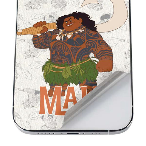 Disney Princess Moana Maui Pattern iPhone 12 Pro Max Skin