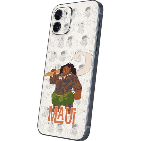 Disney Princess Moana Maui Pattern iPhone 12 Skin