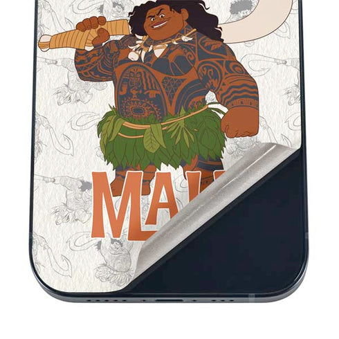 Disney Princess Moana Maui Pattern iPhone 12 Skin
