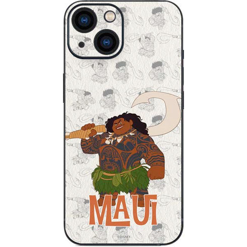 Disney Princess Moana Maui Pattern iPhone 13 Mini Skin