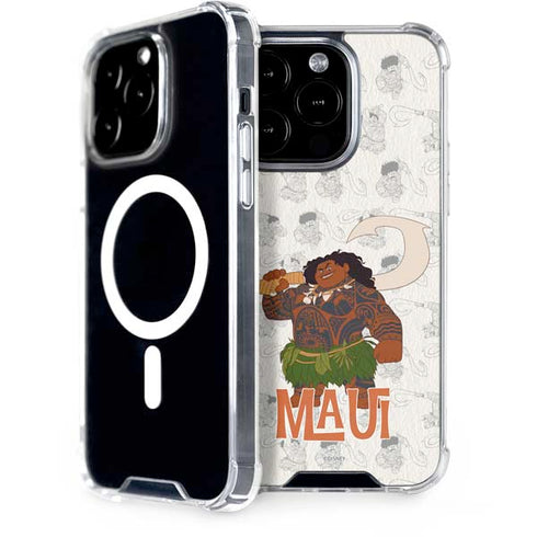 Disney Princess Moana Maui Pattern iPhone Cases