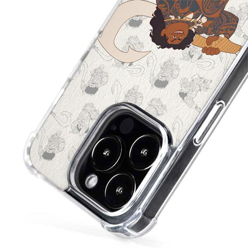 Disney Princess Moana Maui Pattern iPhone 13 Pro Max MagSafe Case