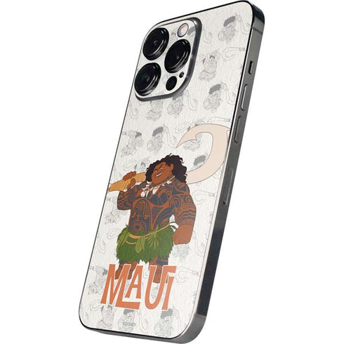 Disney Princess Moana Maui Pattern iPhone 13 Pro Max Skin