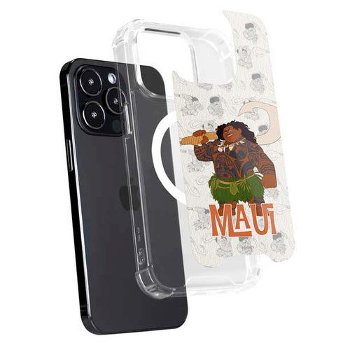 Disney Princess Moana Maui Pattern iPhone 14 Pro Max MagSafe Case