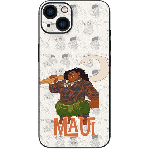 Disney Princess Moana Maui Pattern iPhone 14 Skin