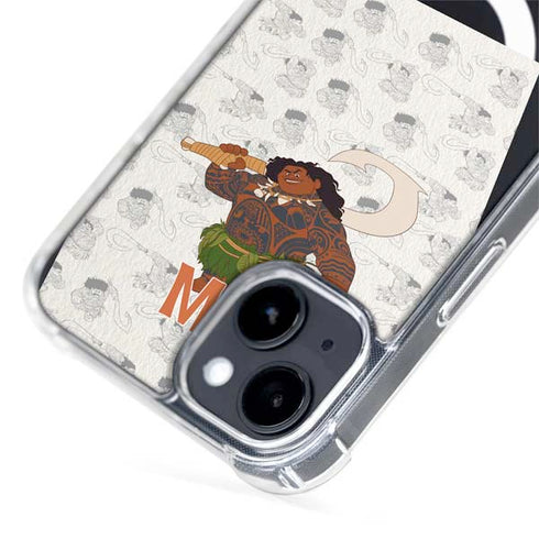 Disney Princess Moana Maui Pattern iPhone 15 Plus MagSafe Case