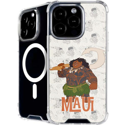 Disney Princess Moana Maui Pattern iPhone 16 Pro Max MagSafe Case