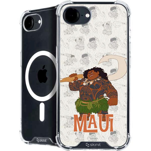Disney Princess Moana Maui Pattern iPhone 16e MagSafe Case