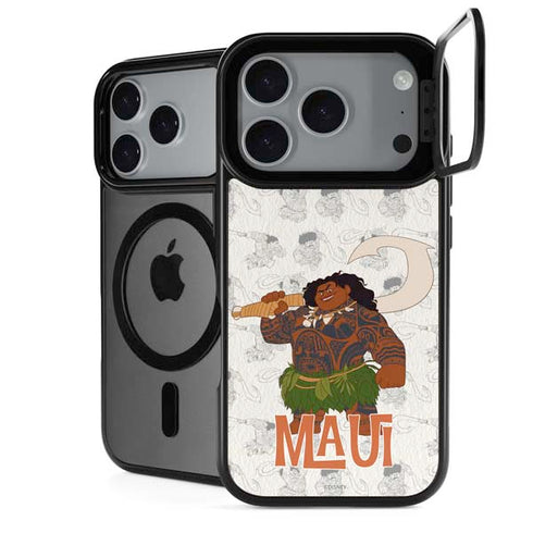 Disney Princess Moana Maui Pattern iPhone 18 Pro Kickstand Case