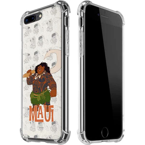 Disney Princess Moana Maui Pattern iPhone 7/8 Plus Clear Case