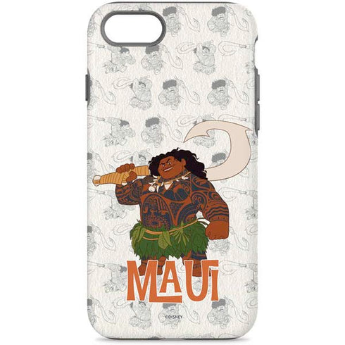 Disney Princess Moana Maui Pattern iPhone 8 Pro Case