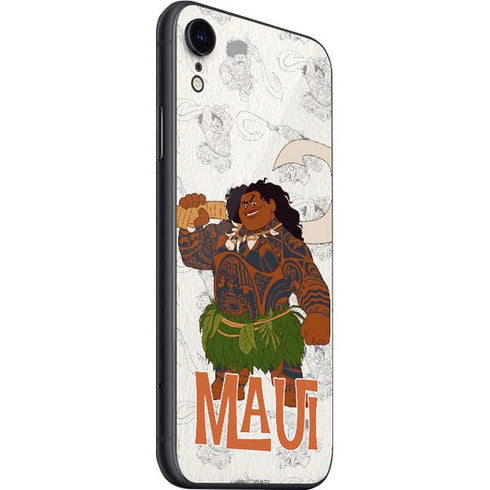 Disney Princess Moana Maui Pattern iPhone SE (2nd & 3rd Gen) Skin