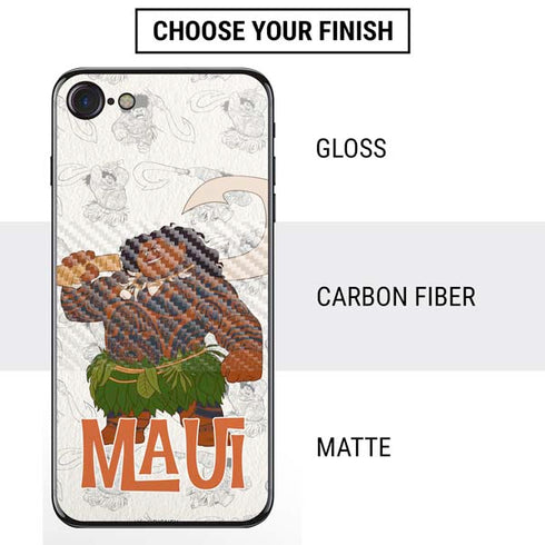 Disney Princess Moana Maui Pattern iPhone SE (2nd & 3rd Gen) Skin