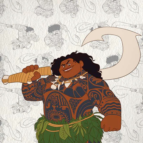 Disney Princess Moana Maui Pattern iPhone X Pro Case
