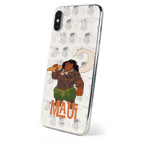 Disney Princess Moana Maui Pattern iPhone X Skin