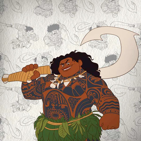 Disney Princess Moana Maui Pattern iPhone X Skin