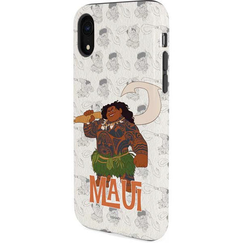 Disney Princess Moana Maui Pattern iPhone XR Pro Case
