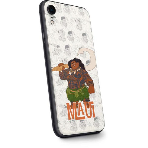 Disney Princess Moana Maui Pattern iPhone XR Skin