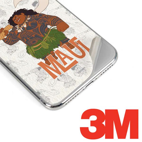 Disney Princess Moana Maui Pattern iPhone XS Max Skin