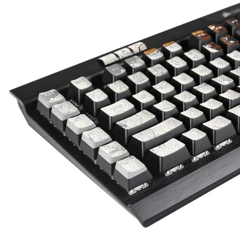 Disney Princess Moana Maui Pattern K95 RGB PLATINUM Mechanical Gaming Keyboard Skin